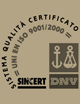 Logo della certificazione UNI EN ISO 9001/2000